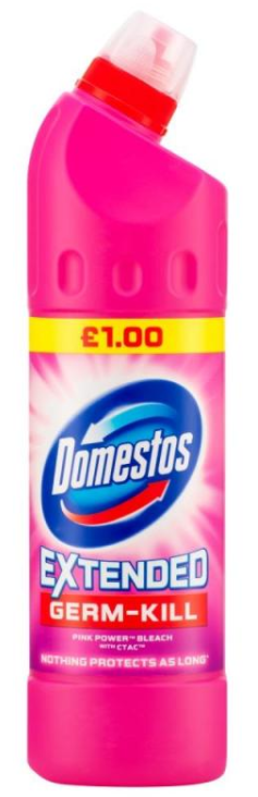 Households Bleach Domestus Pink PM 1.00 750ml 9