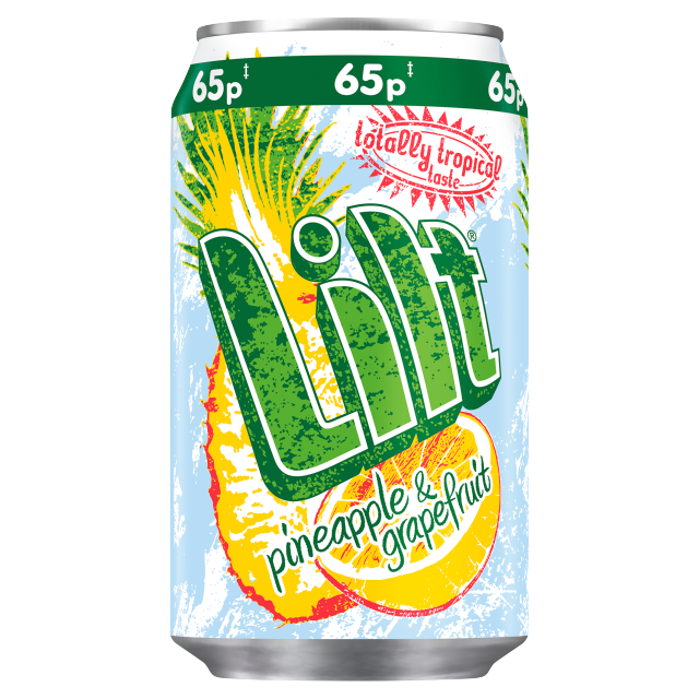 Lilt Pineapple and Grapefruit 330ml x 24 - PMP 65p (Can)