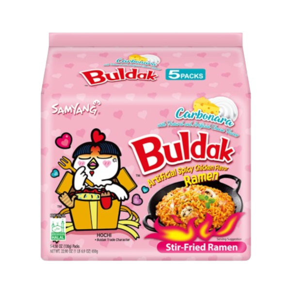 Noodles Samyang Buldak Carbonara NPM 140g 5s 8