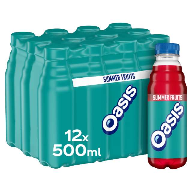 Oasis Summer Fruit 500ml x 12 (Bottle)