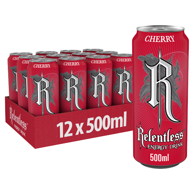 Relentless Cherry 500ml x 12 (Can)
