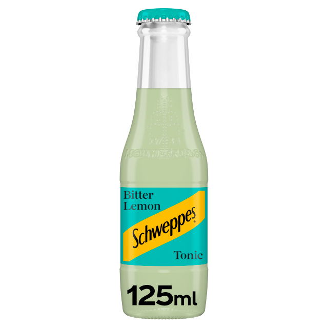 Schweppes Bitter Lemon 125ml x 24 (Glass)