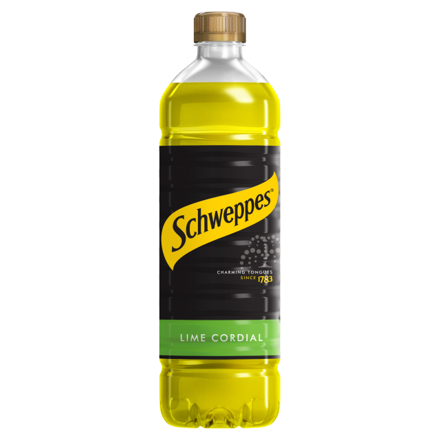 Schweppes Lime Cordial 1L x 12 (Bottle)