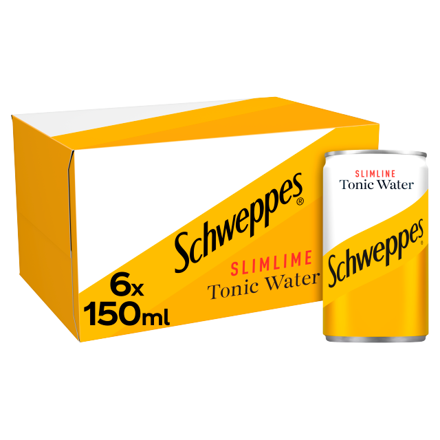 Schweppes Slimline Tonic 150ml 4x6pk (Can)