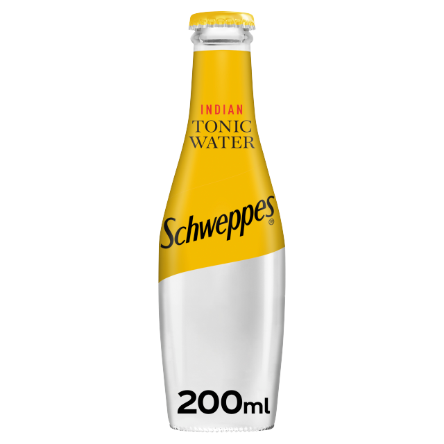 Schweppes Tonic Water 200ml x 24 (Glass)