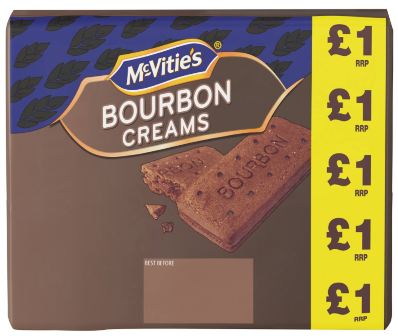 Snacks McVities Bourbon Cream PM 1.00 300g 12