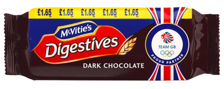 Snacks McVities Digestive Dark PM 1.65 266g 15