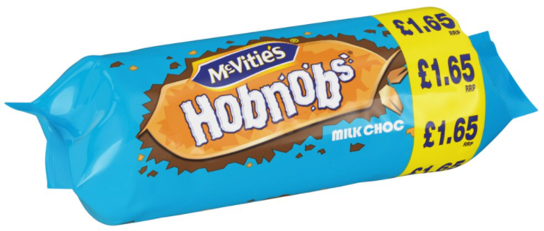 Snacks McVities Hobnobs Milk PM 1.65 262g 12