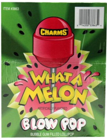 Sweets & Candy Blow Pops What-A-Melon  NPM 18g 48