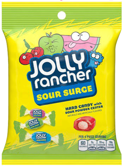 Sweets & Candy Jolly Rancher Sour Surge NPM 184g 12
