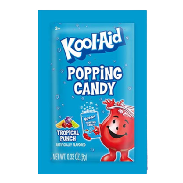 Sweets & Candy Kool Aid Popping Candy Pouch Tropical Punch NPM 9g 20