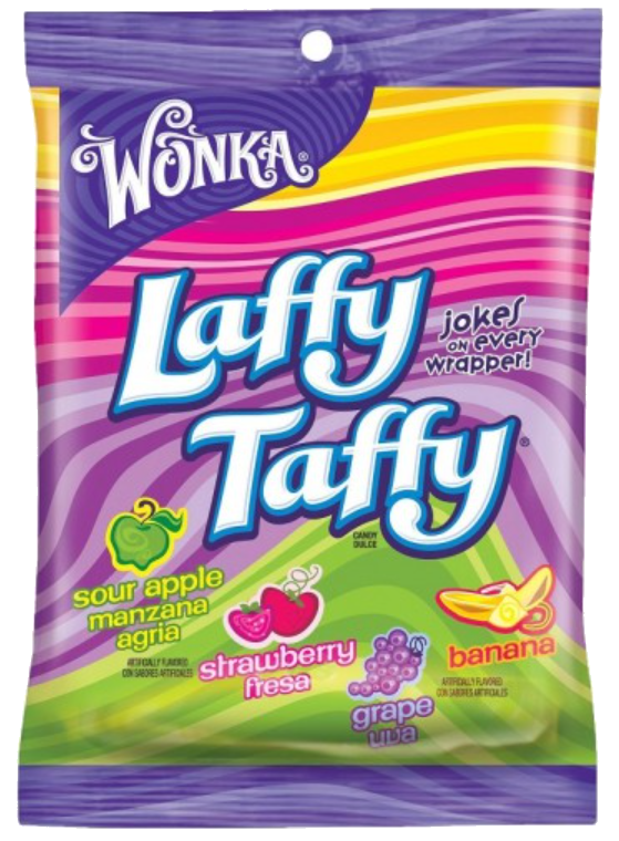 Sweets & Candy Laffy Taffy Peg Bag NPM 170g 12