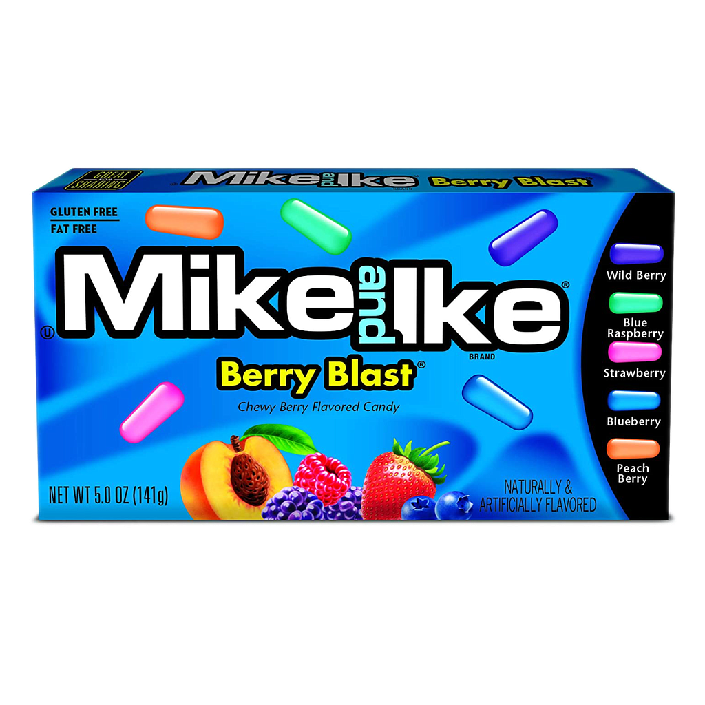 Sweets & Candy Mike & Ike Berry Blast  NPM 141g 12