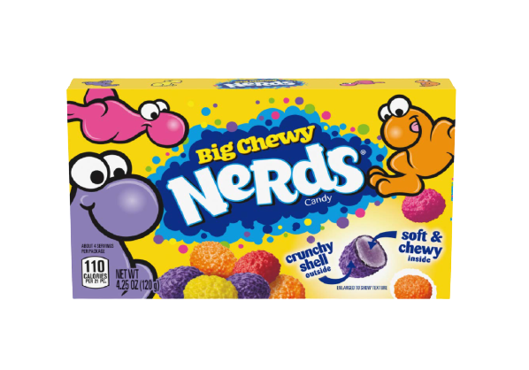 Sweets & Candy Nerds Big Chewy Theatre NPM 120g 12