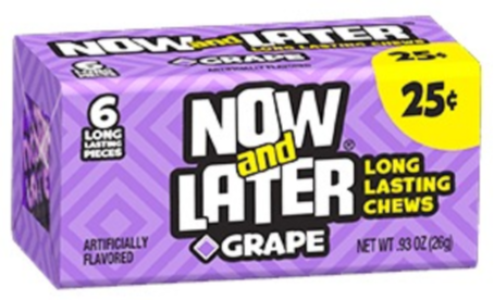 Sweets & Candy Now & Later Grape NPM 26g 288
