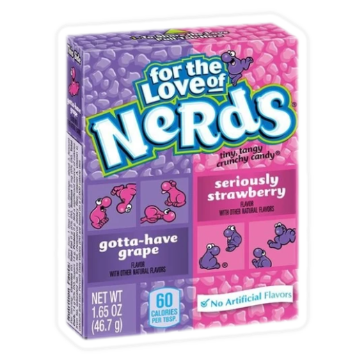 Sweets & Candy Strawberry & Grape Nerds NPM 46g 360