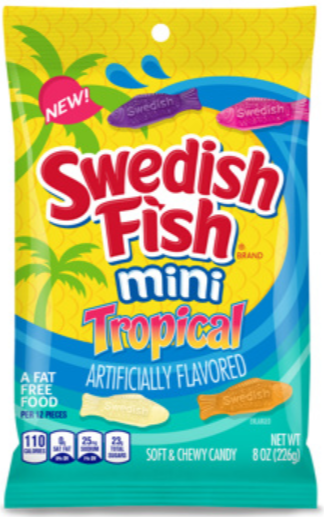 Sweets & Candy Swedish Fish Tropical NPM 226g 12