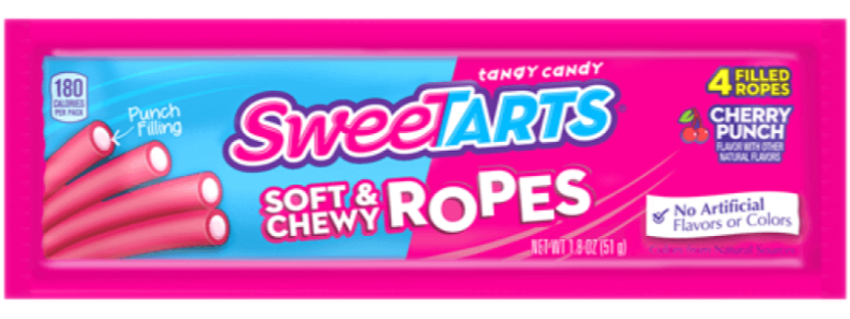 Sweets & Candy Sweetarts Soft & Chewy Rope Cherry Punch NPM 51g 24