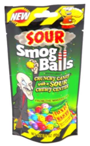 Sweets & Candy Toxic Waste Sour Smog Balls  NPM 85g 144