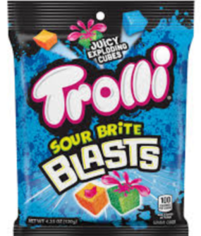 Sweets & Candy Trolli Extreme Sour Blasts NPM 120g 12