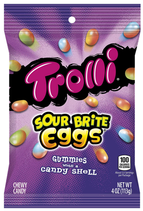 Sweets & Candy Trolli Sour Brite Crawler Eggs  NPM 113g 12