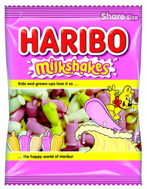 Sweets Haribo Milk Shakes NPM 140g 12
