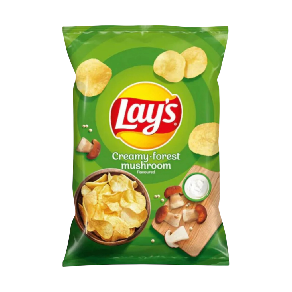 Crisps Lays Sour Cream & Forest Mushroom Taste NPM 130g 21