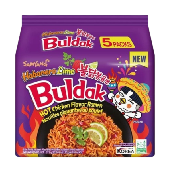 Noodles Samyang Buldak Habanero Lime NPM 130g 5s 8