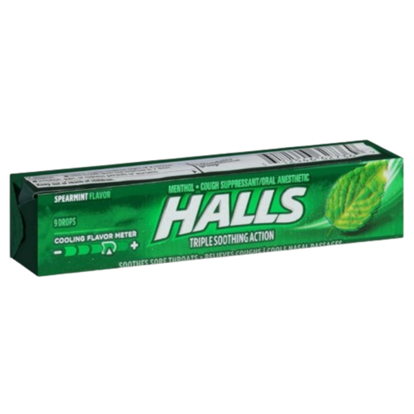 Lozenges Halls Spearmint NPM 33.5g 20