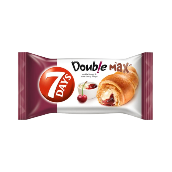 Snacks 7 Days Croissant Double Vanilla & Cherry NPM 80g 20