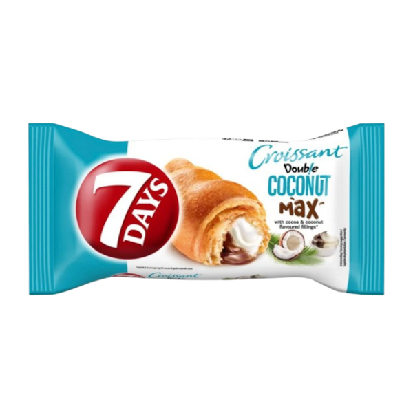Snacks 7 Days Croissant Double Cocoa & Coconut NPM 80g 20