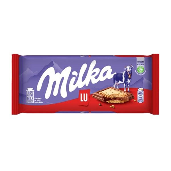 Chocolates Milka LU NPM 87g 18