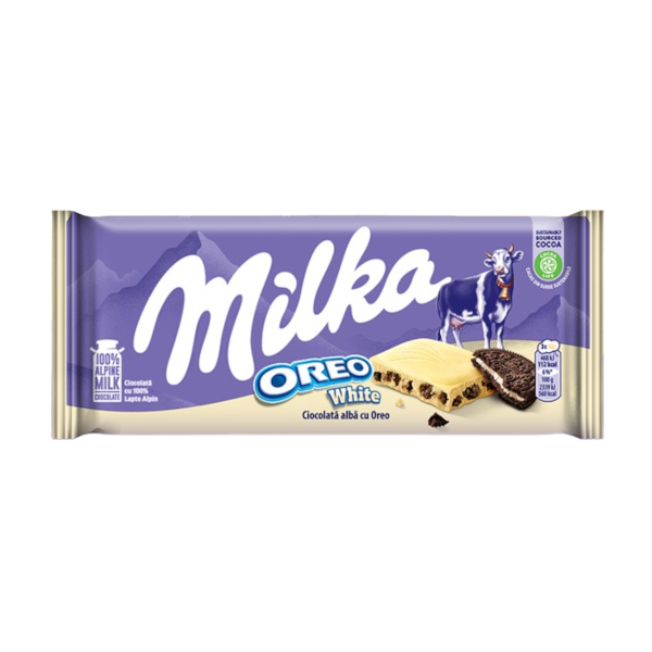 Chocolates Milka Oreo White NPM 100g 1