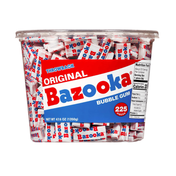 Chewing Gums Bazooka Original Tub NPM 225s 6