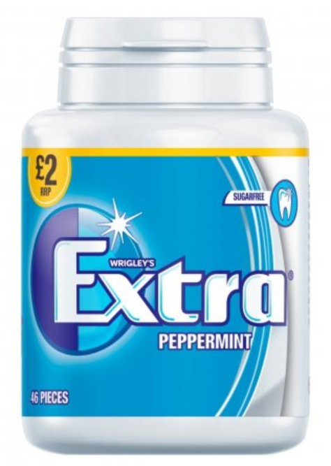 Chewing Gums Extra Peppermint Tubs PM 2.00 46s 6