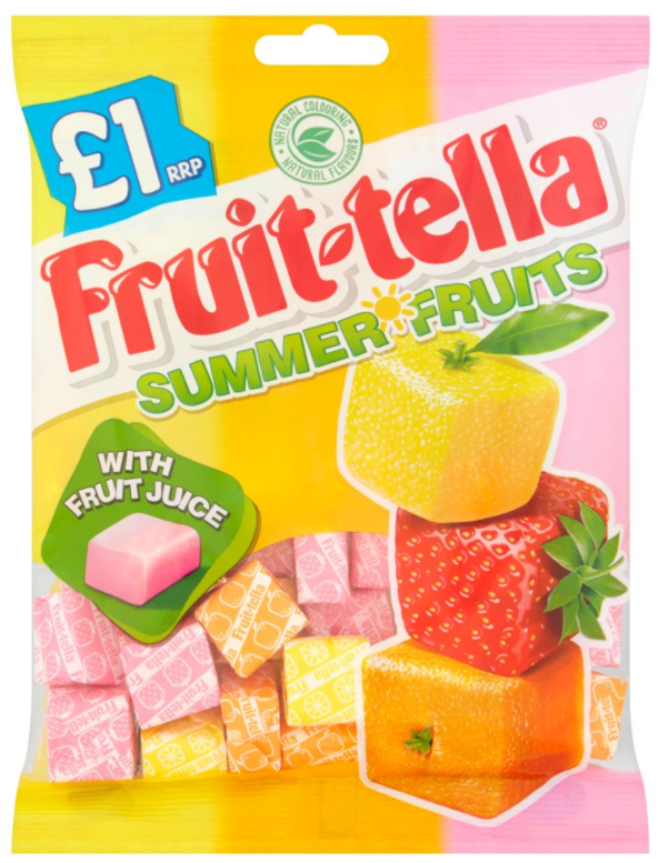 Chewy Dragees Fruittella Summer Fruits PM 1.00 135g 12