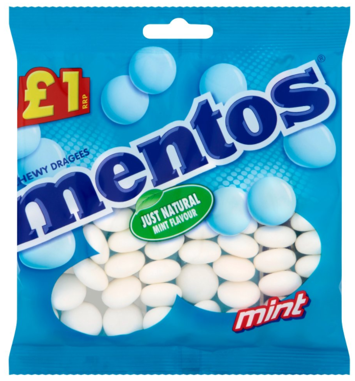 Chewy Mints Mentos Mint PM 1.00 135g 12