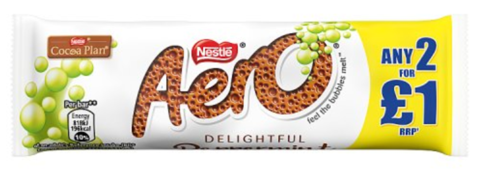 Chocolates Aero Bubbles Peppermint PM 2 For 1.00 - 24
