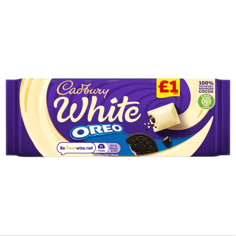 Chocolates Dairy Milk Oreo White PM 1.00 170g 17