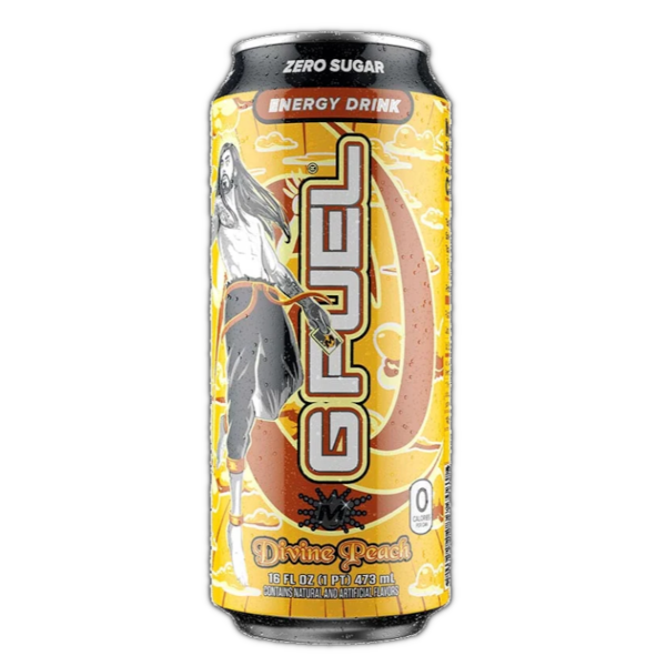 Drinks G Fuel Moist Critical (Divine Peach) Energy RTD NPM 6oz 12