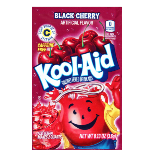 Drinks Kool Aid Sachet Black Cherry NPM 3.6g 48
