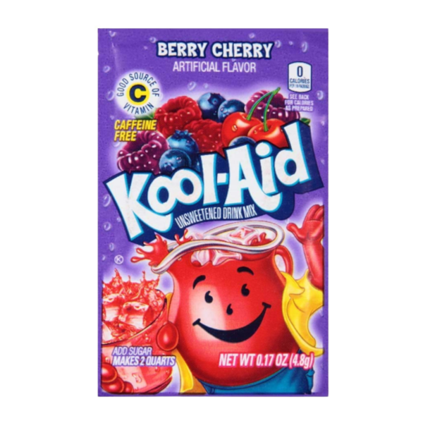 Drinks Kool Aid Sachet Blastin Berry Cherry NPM 4.8g 48