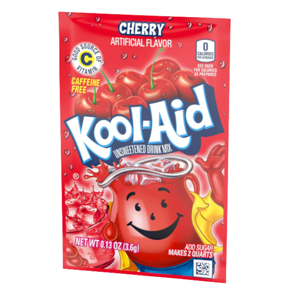 Drinks Kool Aid Sachet Cherry NPM 3.6g 48