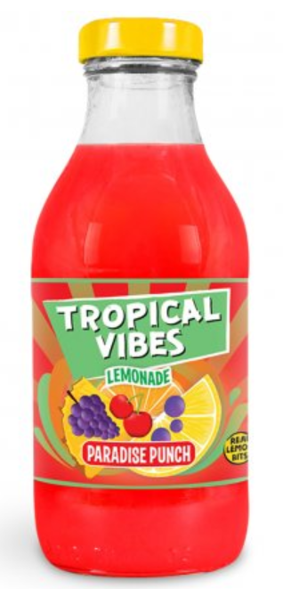 Drinks Tropical Vibes Lemonade Paradise Punch NPM 300ml 15
