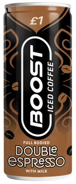Energy Drinks Boost Double Shot Espresso PM 1.00 250ml 12
