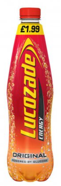 Energy Drinks Lucozade Energy Original PM 1.99 1L 12