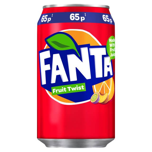 Fanta Fruit Twist 330ml x 24 PMP 65p (Can)