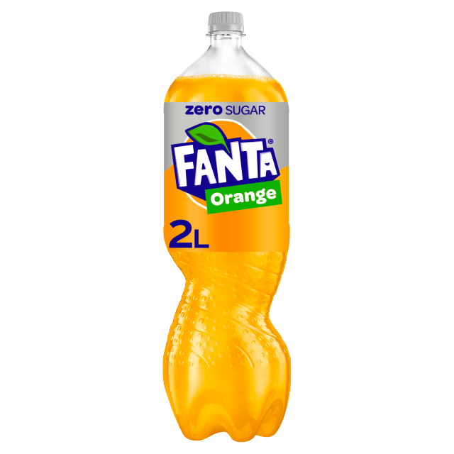 Fanta Orange ZERO 2L x 6 (Bottle)