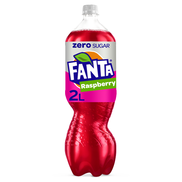 Fanta Zero Raspberry 2L x 6 (Bottle)