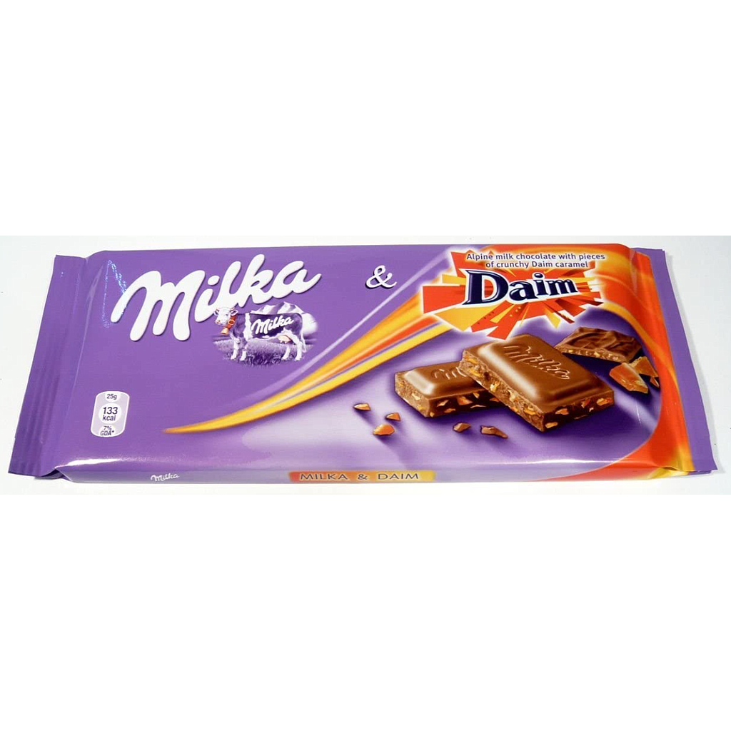 Chocolates Milka Daim NPM 100g 22